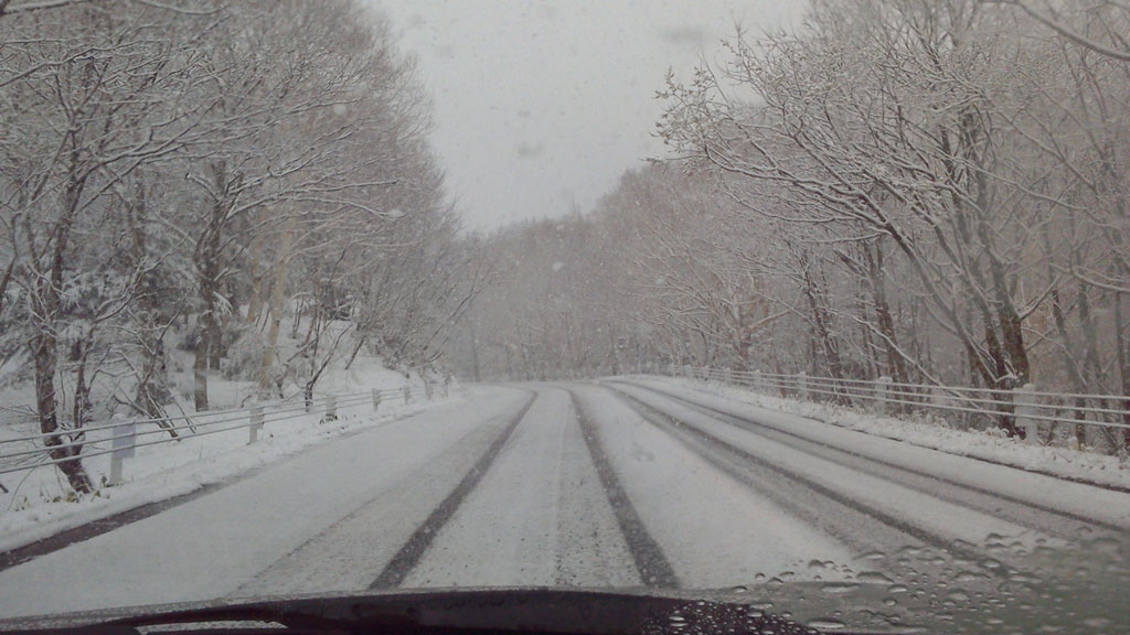 志賀高原は雪