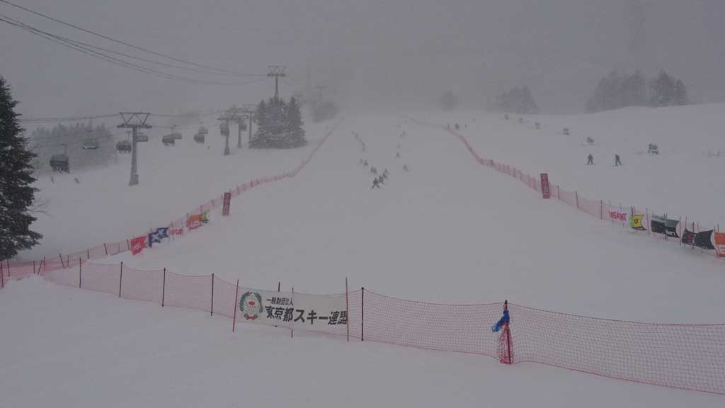 第40回東京都スキー技術選手権大会予選最終日