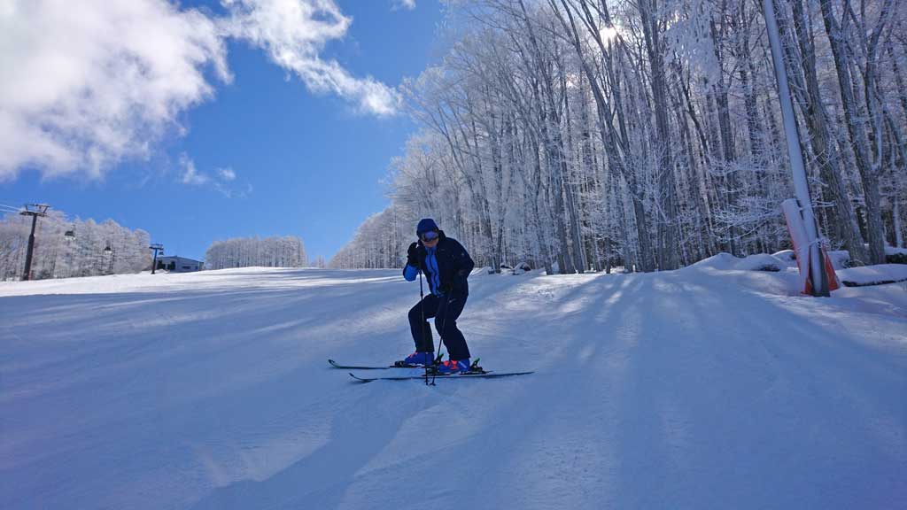 今シーズン2回目の「白樺高原国際スキー場」