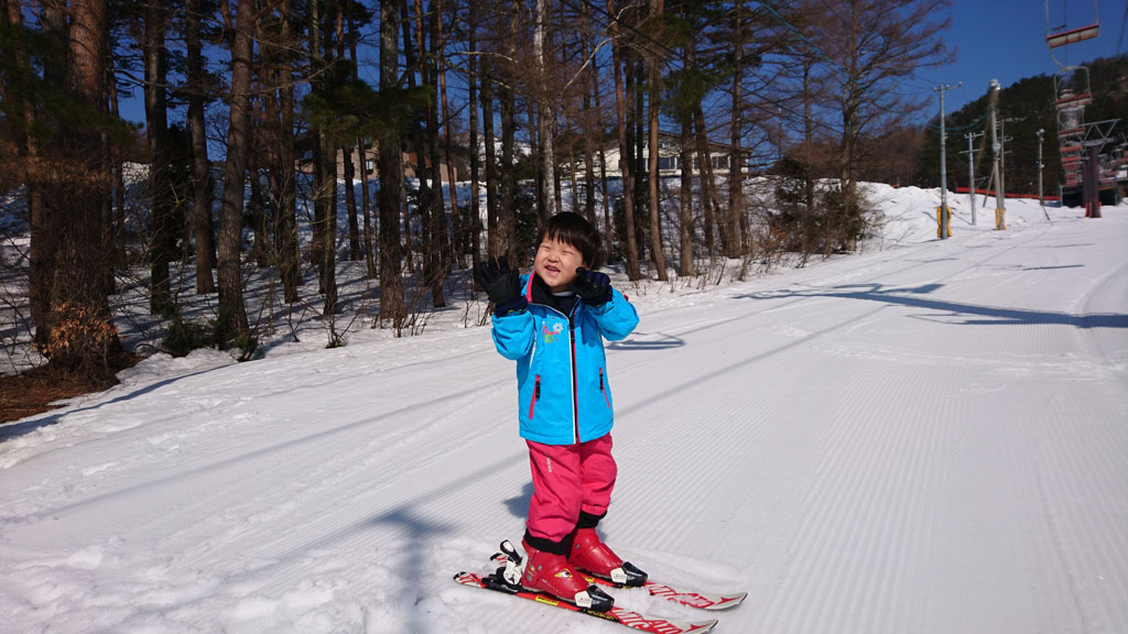 今年はスキーデビュー(*^_^*)