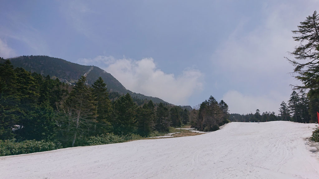 横手山渋峠スキー場キャンプ