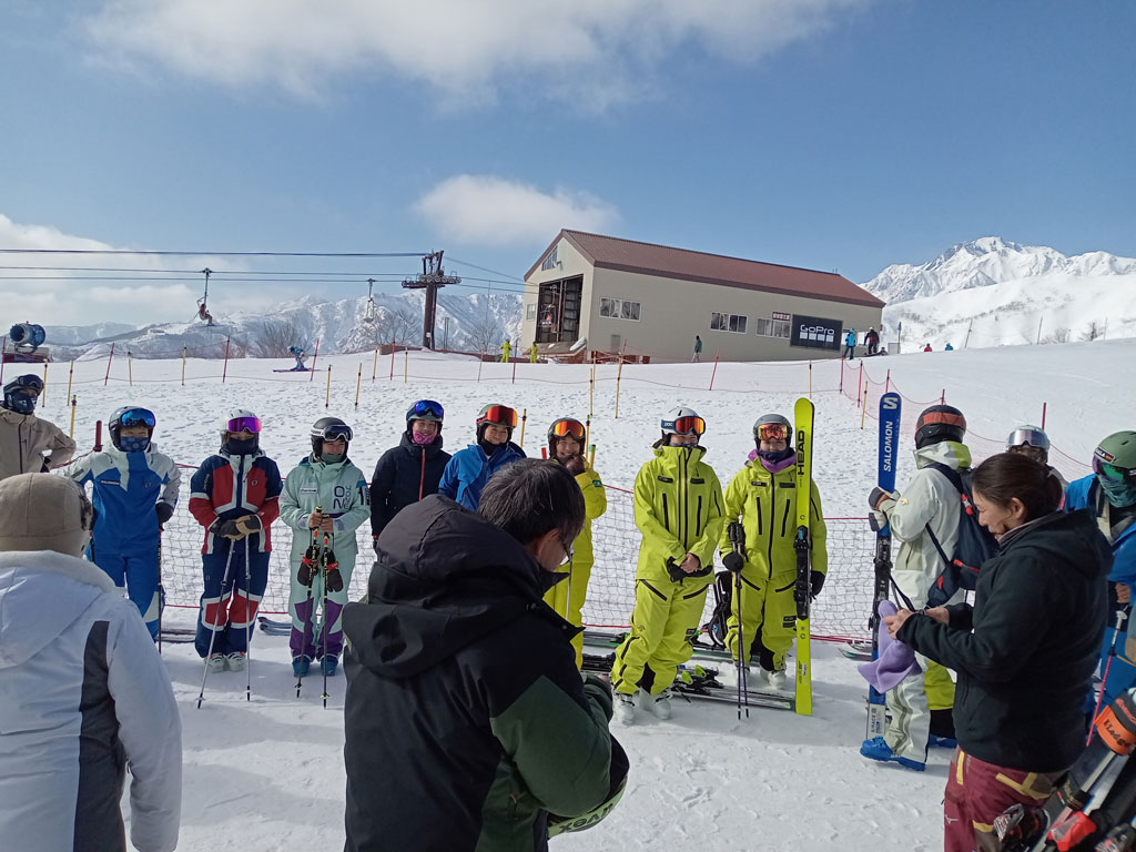 全日本スキー技術選手権大会直前都連合宿