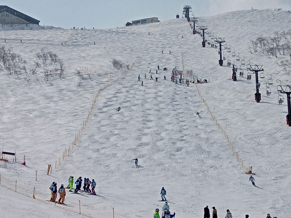 全日本スキー技術選手権大会オフィシャルトレーニング二日目